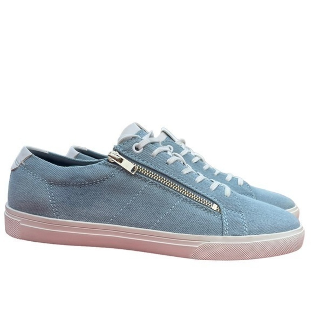 Aldo Mens Sneaker blue Denim lace up 10